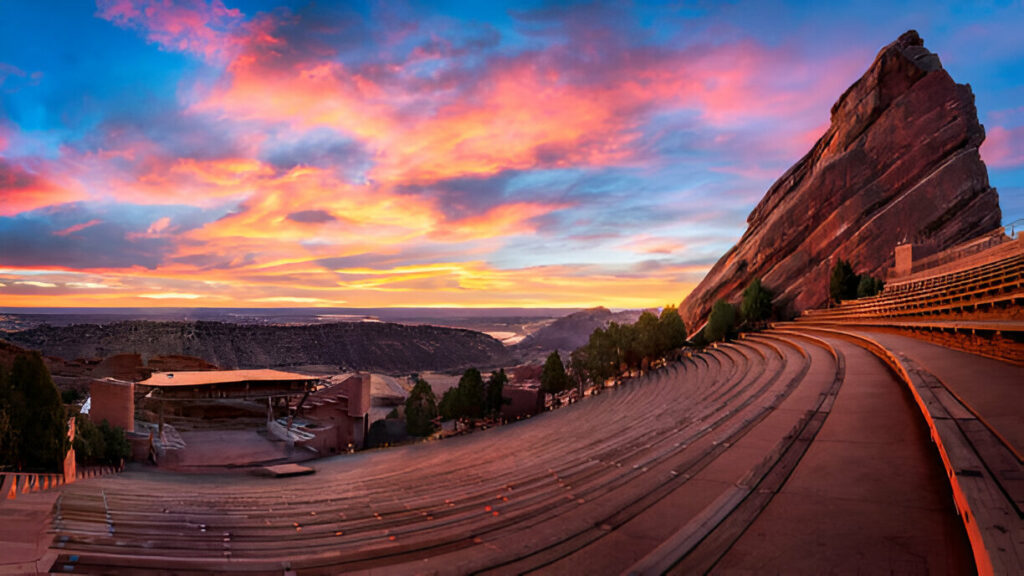 red rocks in colorado